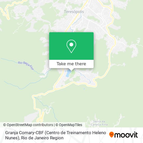 Granja Comary-CBF (Centro de Treinamento Heleno Nunes) map
