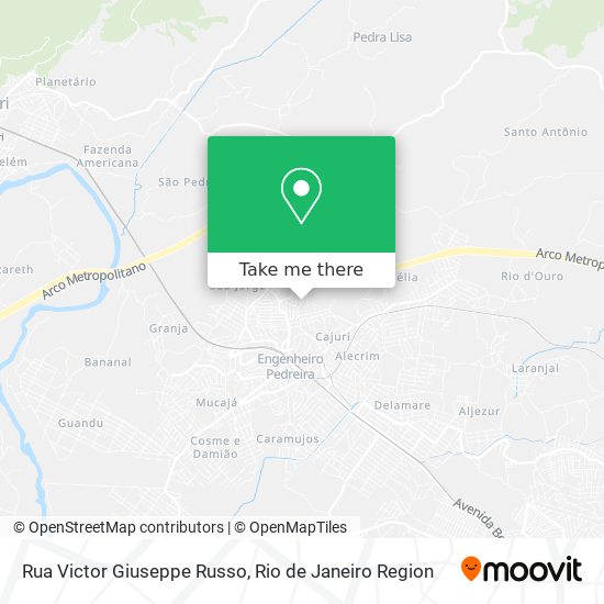 Rua Victor Giuseppe Russo map