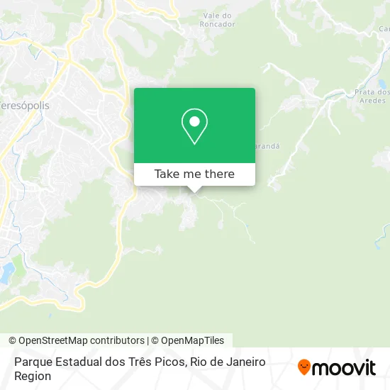 Parque Estadual dos Três Picos map