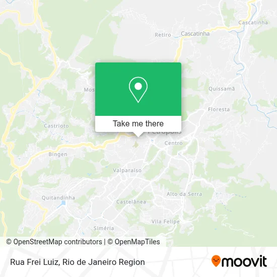 Rua Frei Luiz map