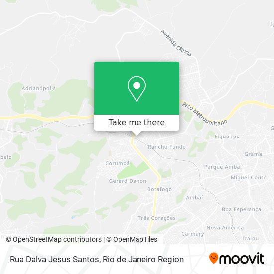 Rua Dalva Jesus Santos map