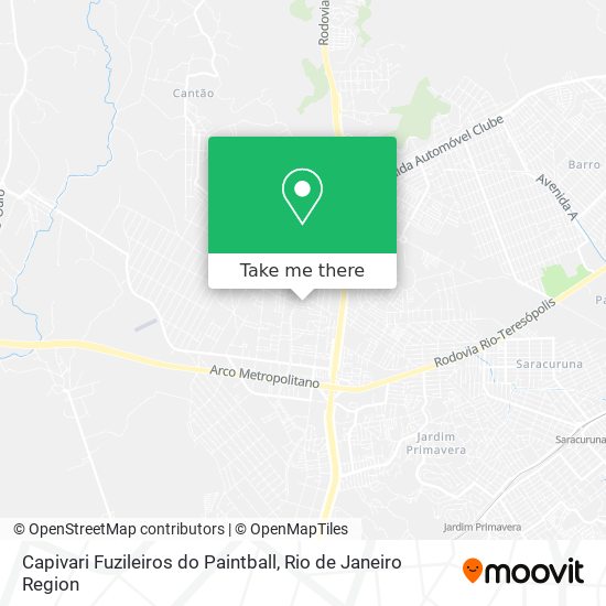 Capivari Fuzileiros do Paintball map