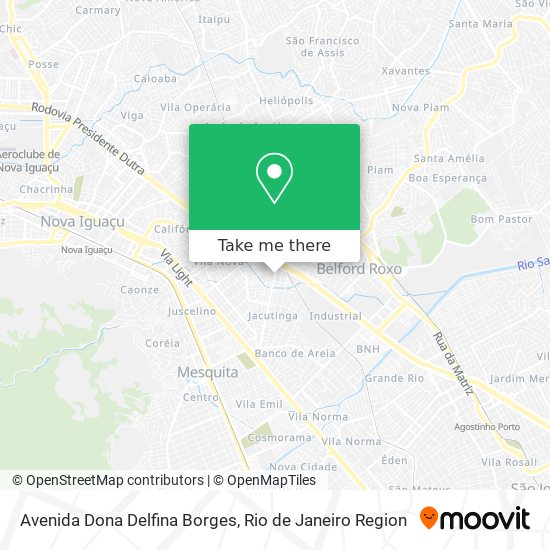 Avenida Dona Delfina Borges map