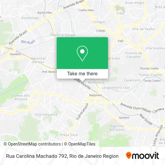 Rua Carolina Machado 792 map