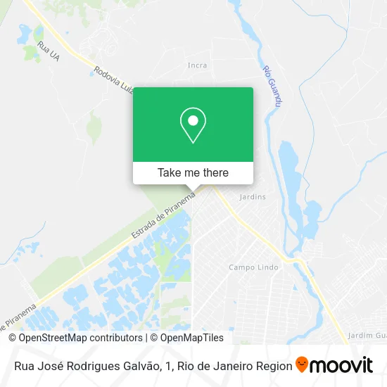 Rua José Rodrigues Galvão, 1 map