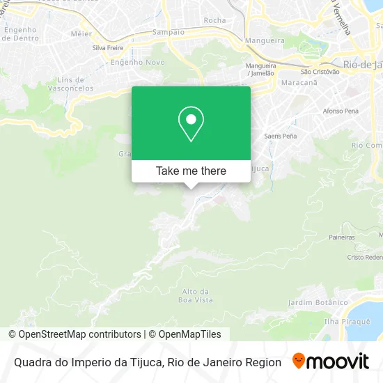 Quadra do Imperio da Tijuca map