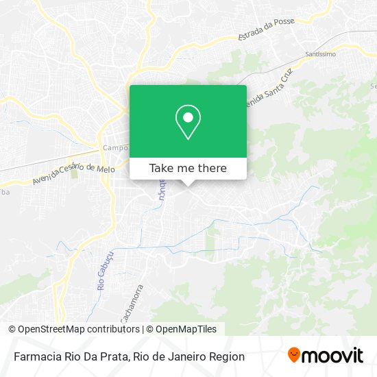 Farmacia Rio Da Prata map