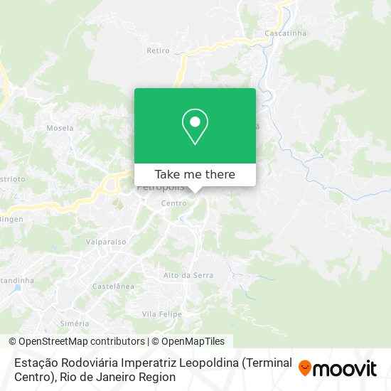 Estação Rodoviária Imperatriz Leopoldina (Terminal Centro) map