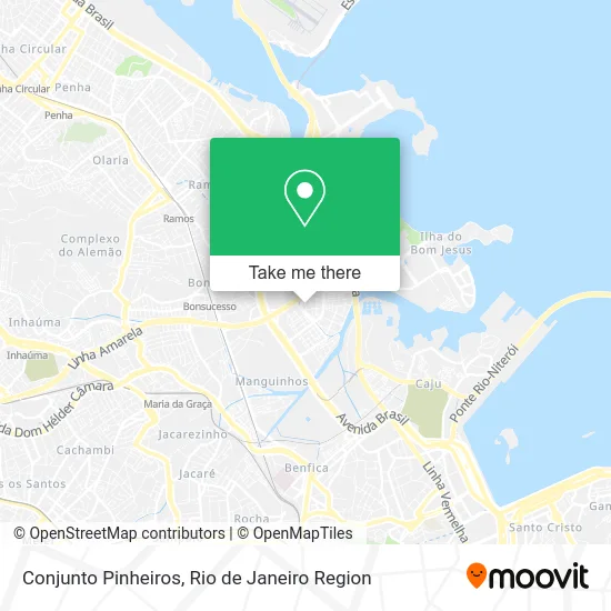 Conjunto Pinheiros map