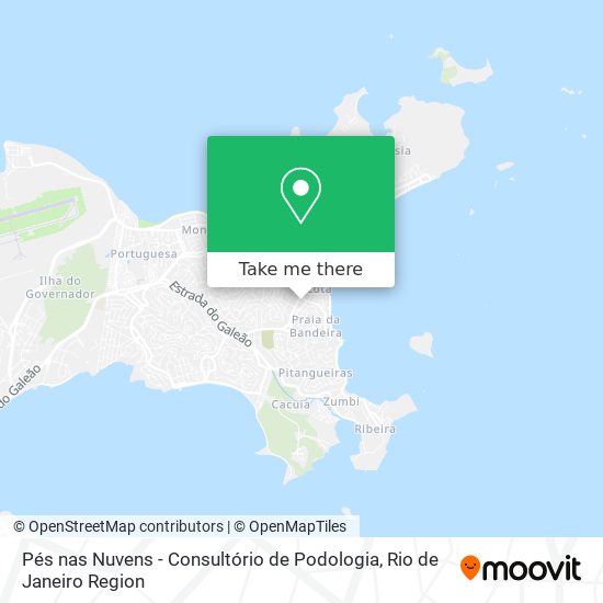 Pés nas Nuvens - Consultório de Podologia map