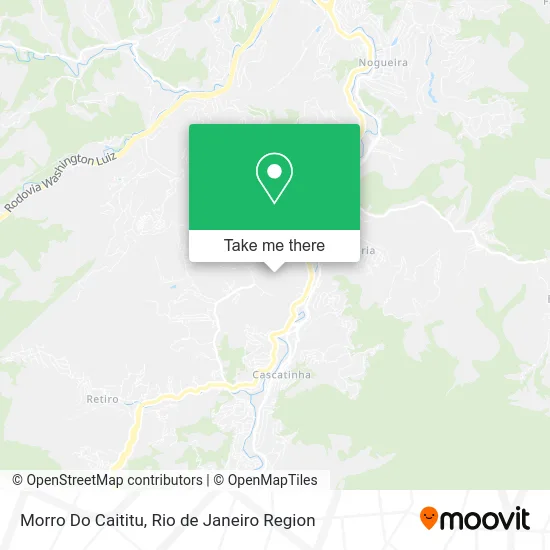 Morro Do Caititu map