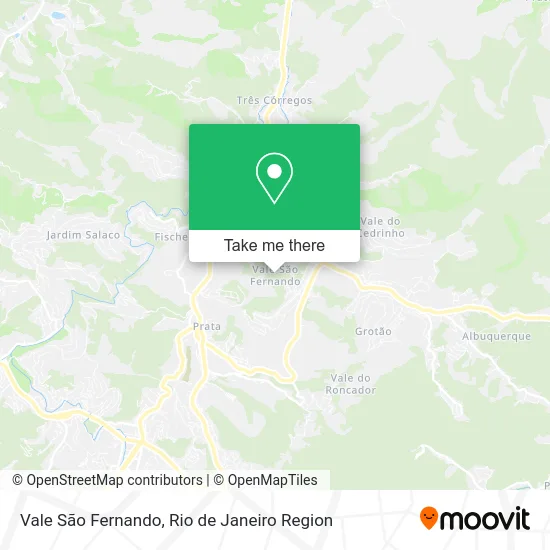 Vale São Fernando map