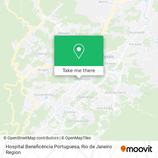 Hospital Beneficência Portuguesa map