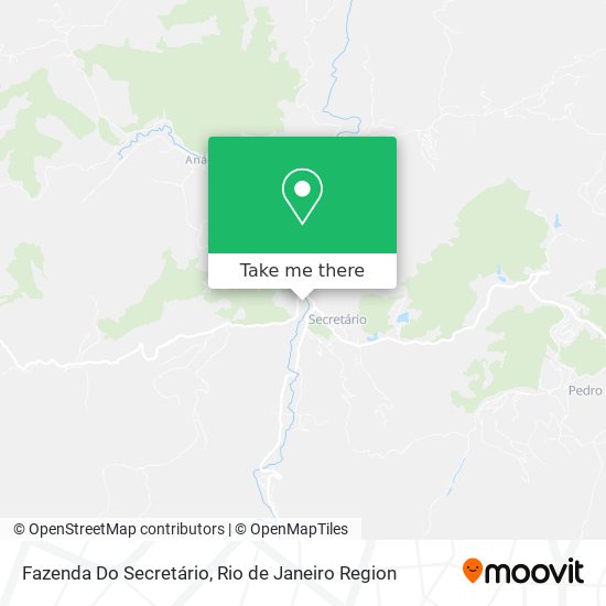 Fazenda Do Secretário map