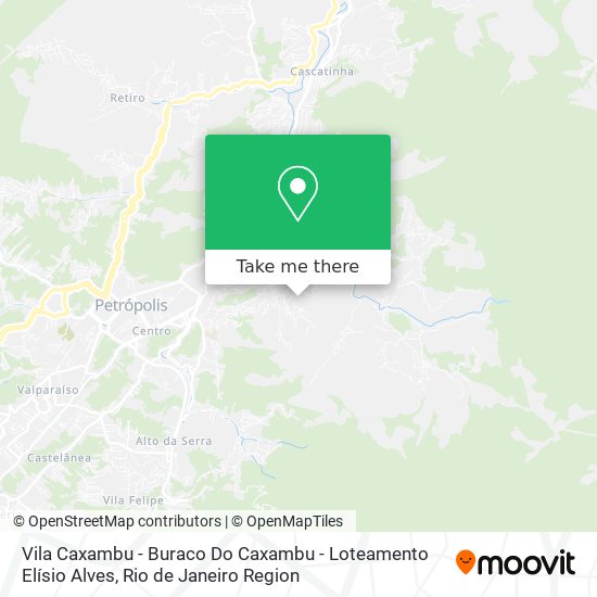 Vila Caxambu - Buraco Do Caxambu - Loteamento Elísio Alves map