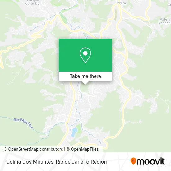 Colina Dos Mirantes map