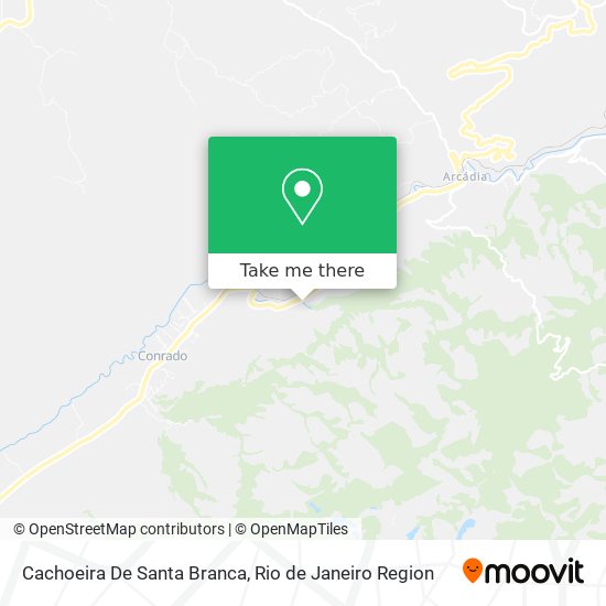 Cachoeira De Santa Branca map