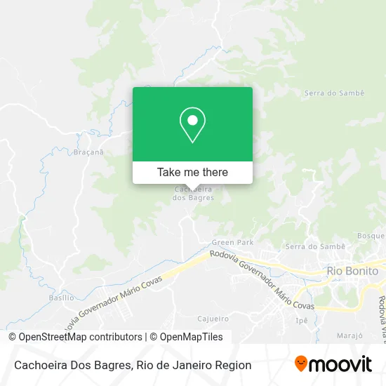 Cachoeira Dos Bagres map