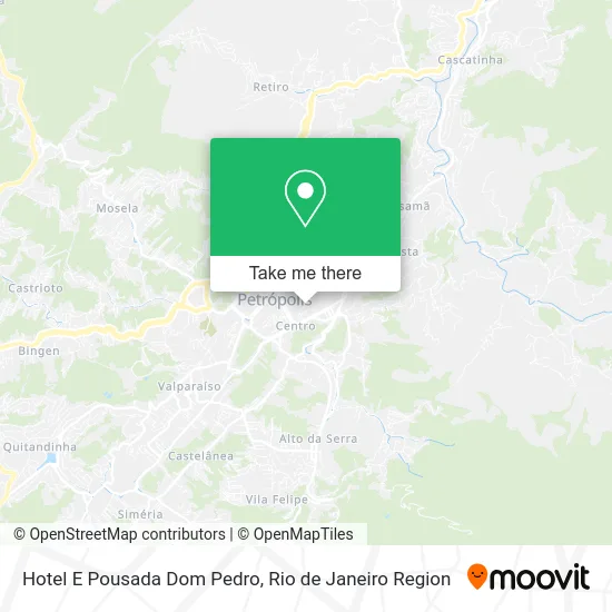 Hotel E Pousada Dom Pedro map