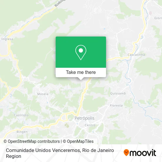 Comunidade Unidos Venceremos map