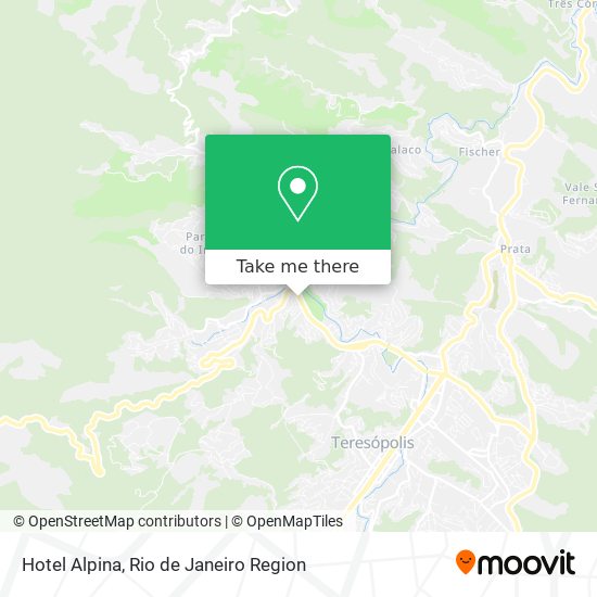 Hotel Alpina map