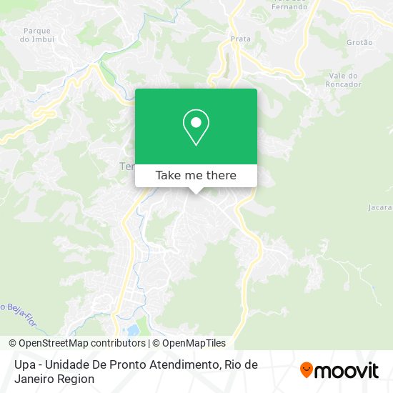 Upa - Unidade De Pronto Atendimento map