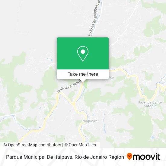 Parque Municipal De Itaipava map
