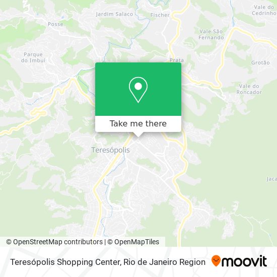 Teresópolis Shopping Center map