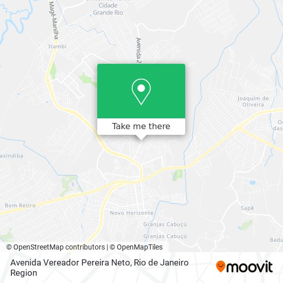 Avenida Vereador Pereira Neto map