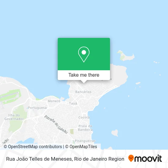 Rua João Telles de Meneses map