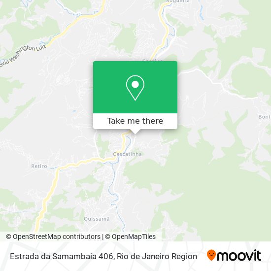 Mapa Estrada da Samambaia 406