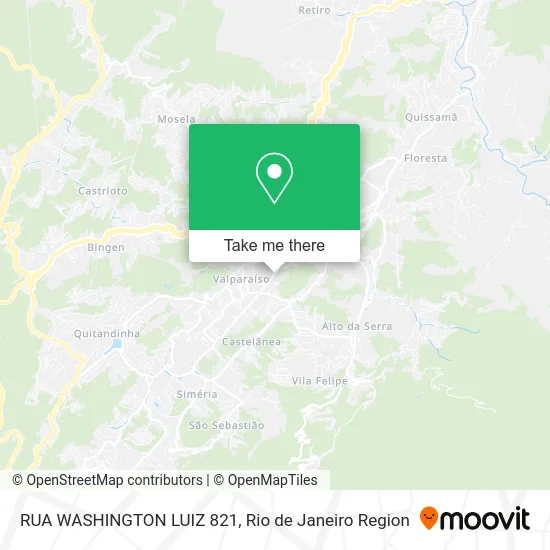 RUA WASHINGTON LUIZ 821 map