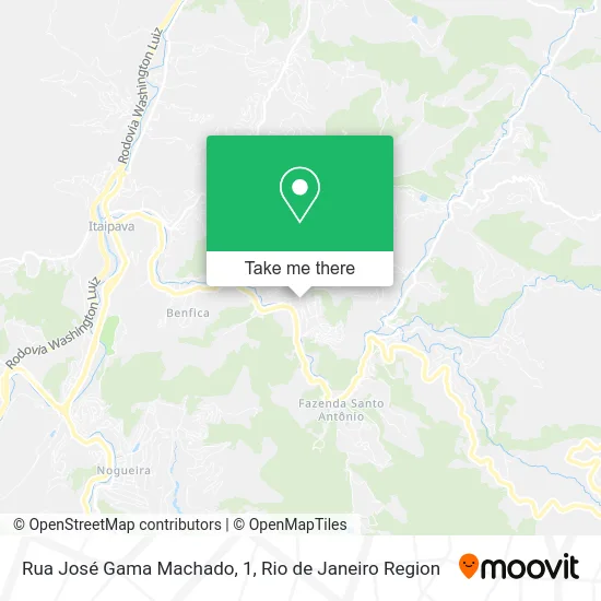 Rua José Gama Machado, 1 map