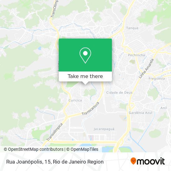 Rua Joanópolis, 15 map