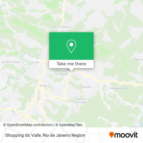 Mapa Shopping do Valle