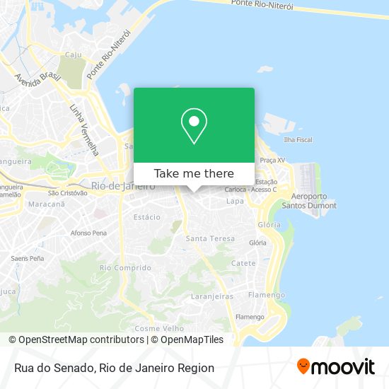 Mapa Rua do Senado