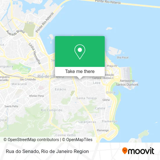 Rua do Senado map