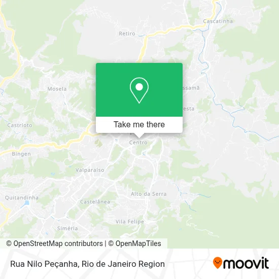 Rua Nilo Peçanha map
