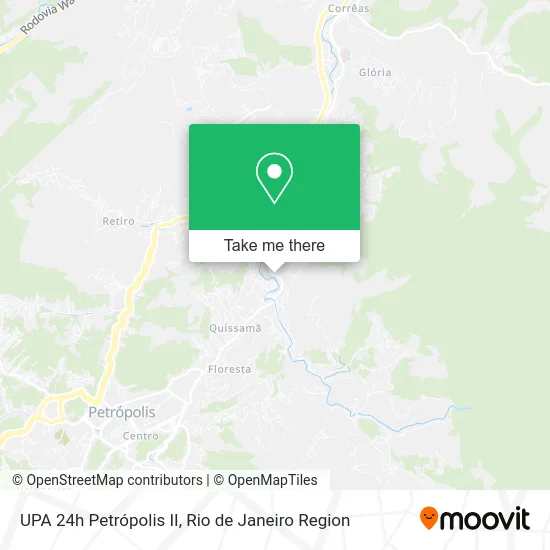 UPA 24h Petrópolis II map