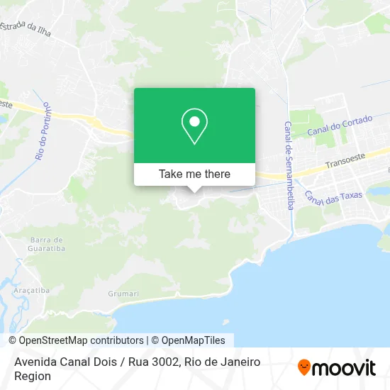 Avenida Canal Dois / Rua 3002 map