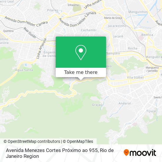 Mapa Avenida Menezes Cortes Próximo ao 955