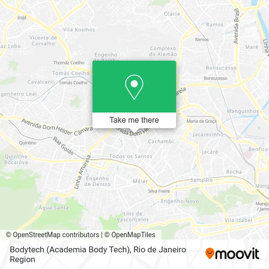 Bodytech (Academia Body Tech) map