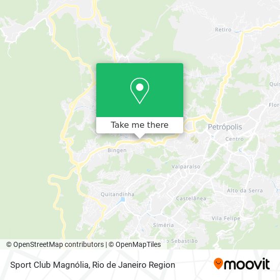 Sport Club Magnólia map