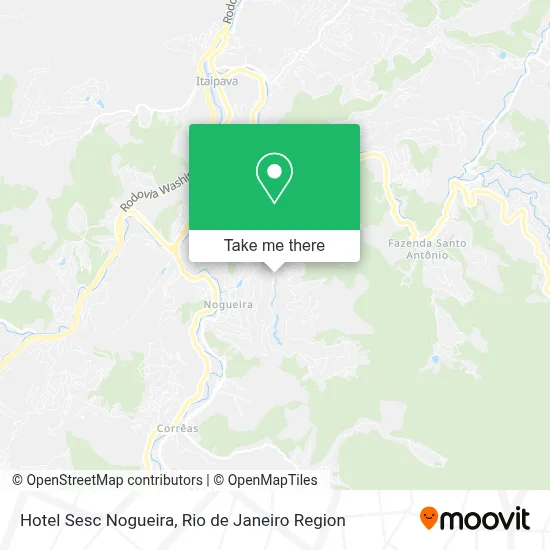 Hotel Sesc Nogueira map