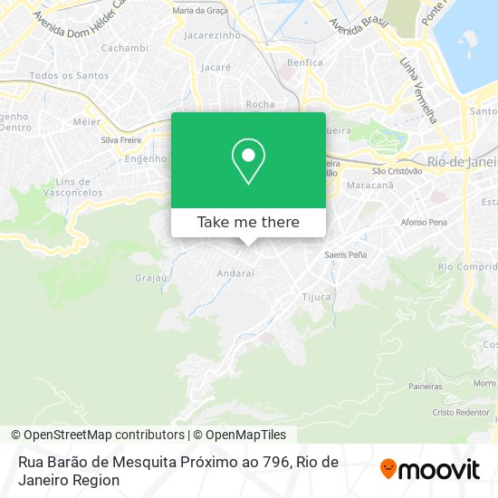 Rua Barão de Mesquita Próximo ao 796 map