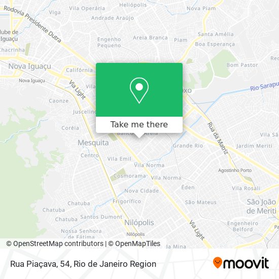 Rua Piaçava, 54 map