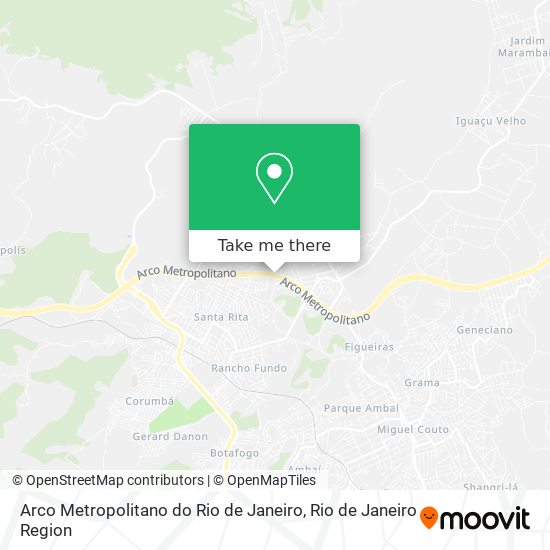 Arco Metropolitano do Rio de Janeiro map