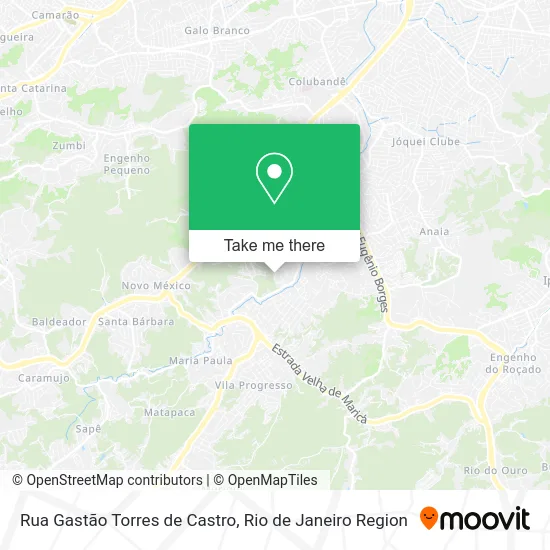 Rua Gastão Torres de Castro map