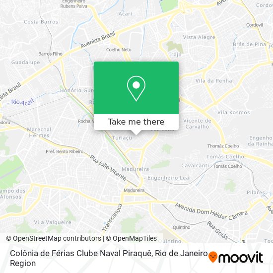 Colônia de Férias Clube Naval Piraquê map