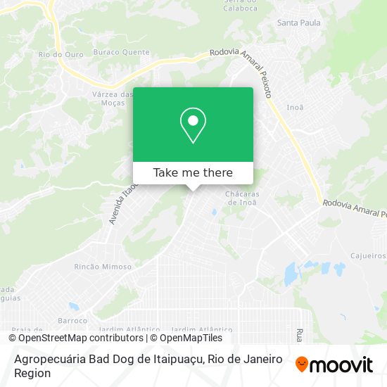 Agropecuária Bad Dog de Itaipuaçu map